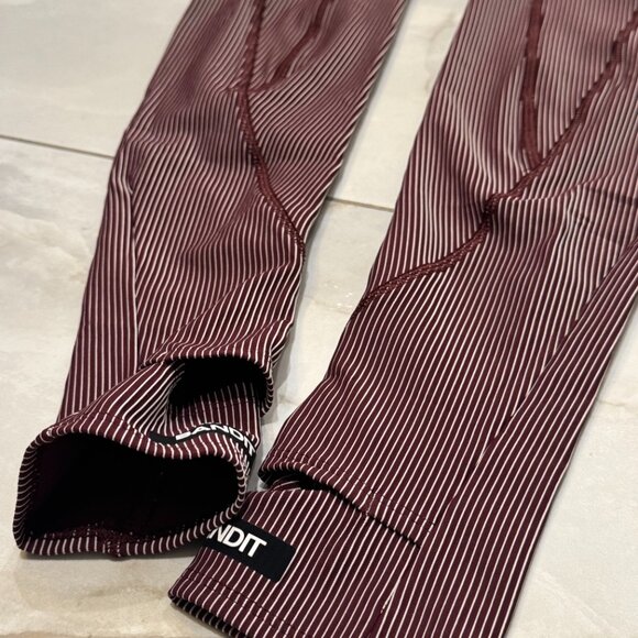 RARE/NEW Bandit Running Striped Cadence Compression Run Unisex Arm Sleeves Port - Picture 6 of 7